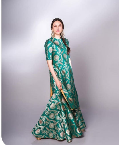 Heavy Banarasi Silk Party Wear 3 Suit Set