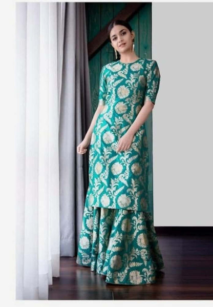 Heavy Banarasi Silk Party Wear 3 Suit Set
