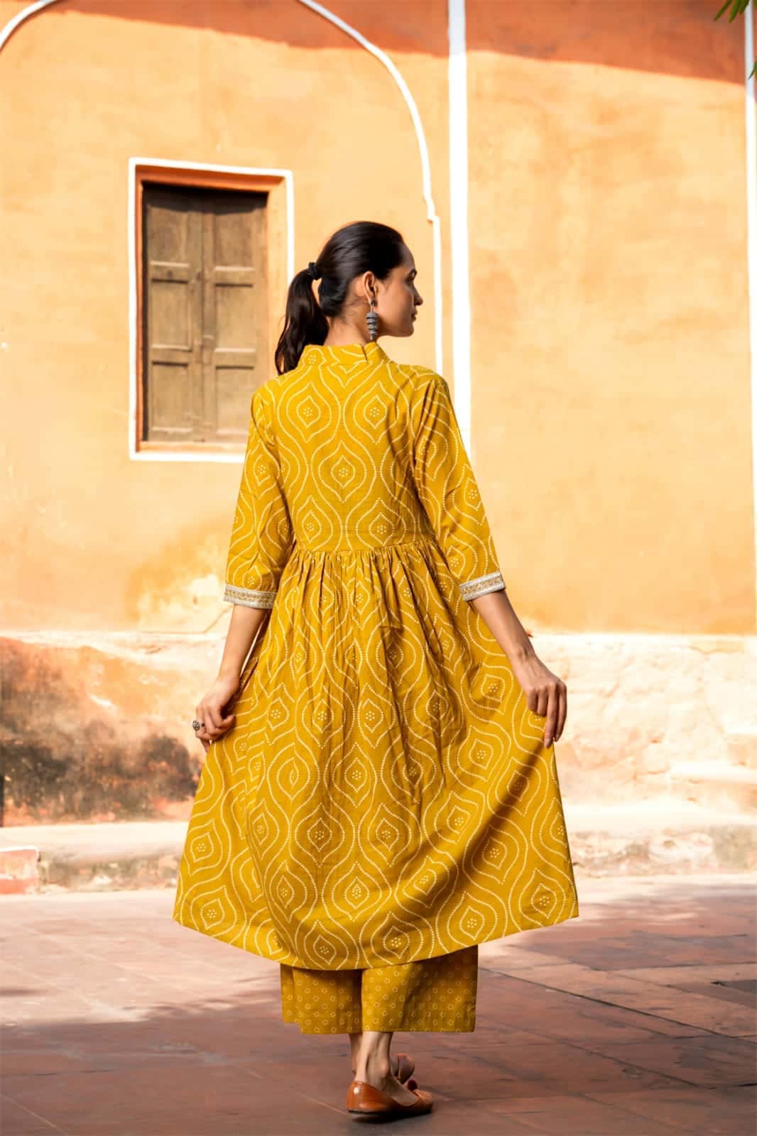 Heavy Cotton Festive Wear Palazzo Set