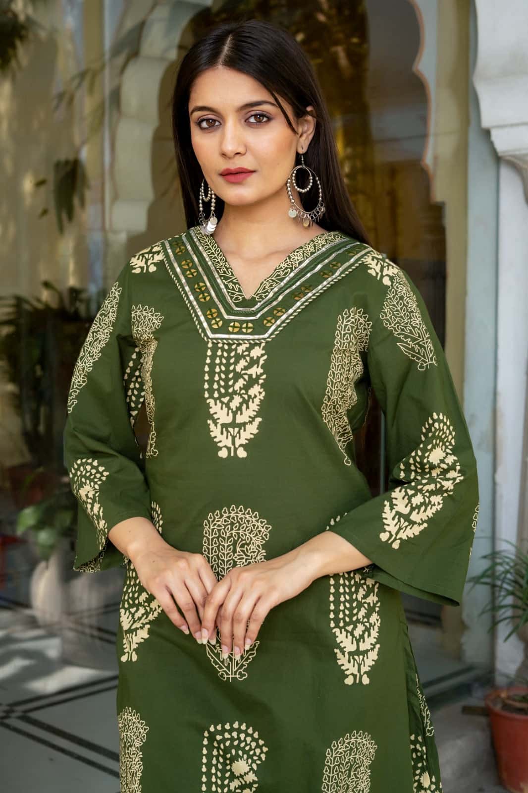 Pure Cotton Kurta and Pant with Beautiful print