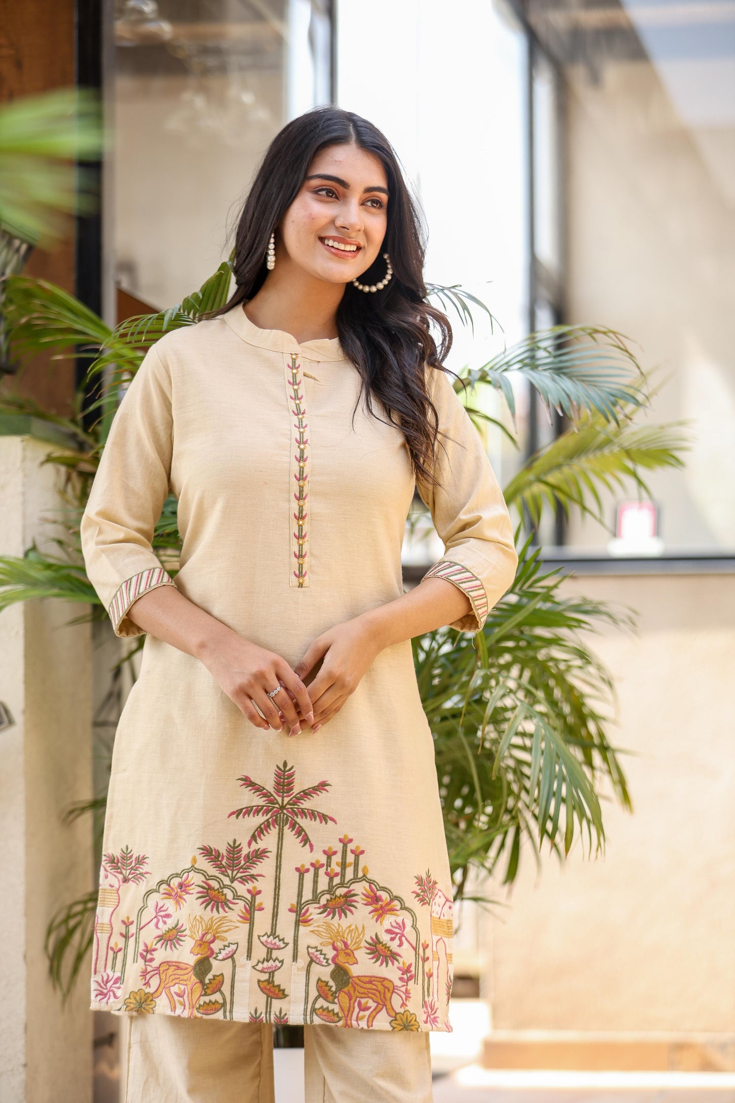 Effortless Style Coord Set In Pure Cotton Flex