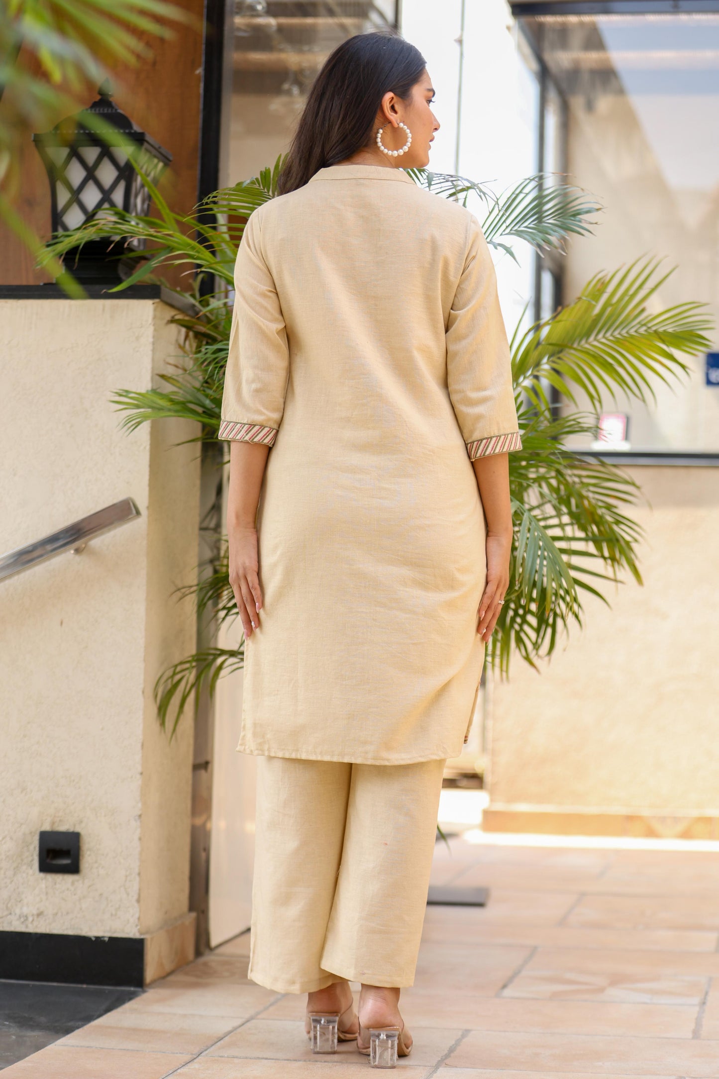 Effortless Style Coord Set In Pure Cotton Flex