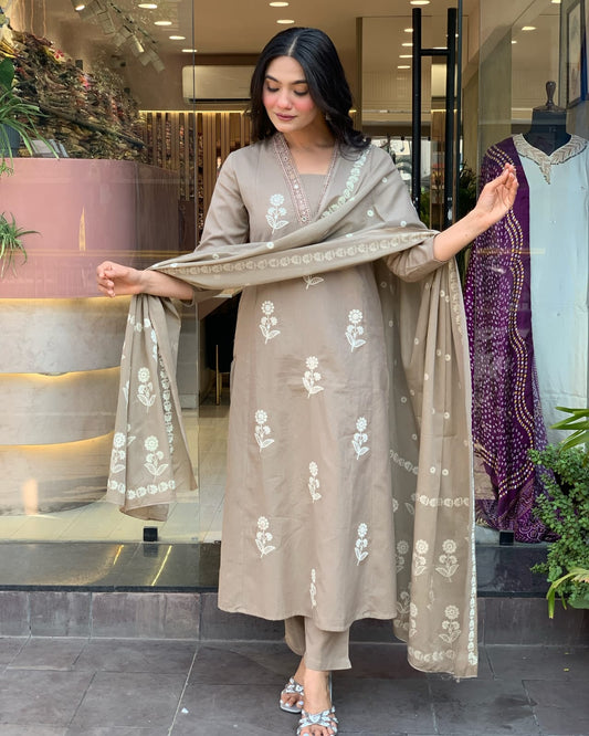 3-Piece Cotton Flex Ensemble