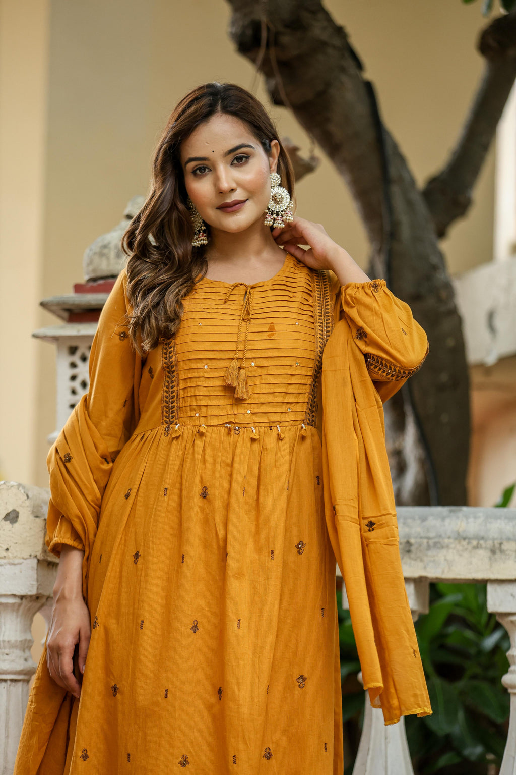 Heavy Embroidery 3 Piece Suit Set With Dupatta