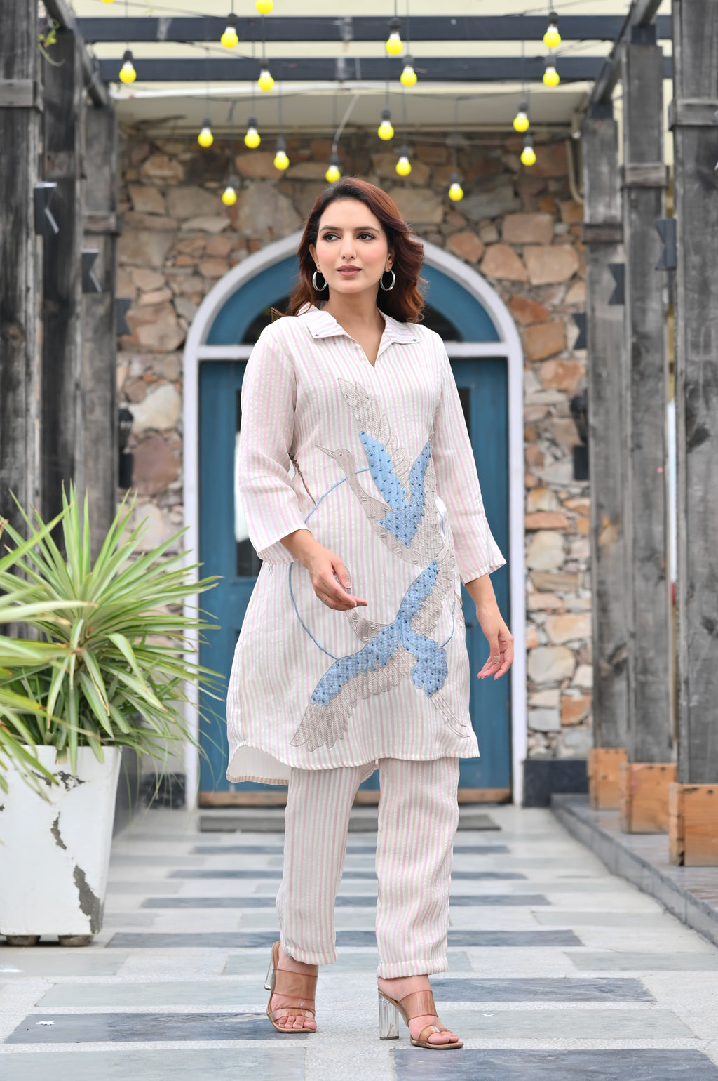 Pure Jacquard Cotton 2 Piece beautiful Embroidery