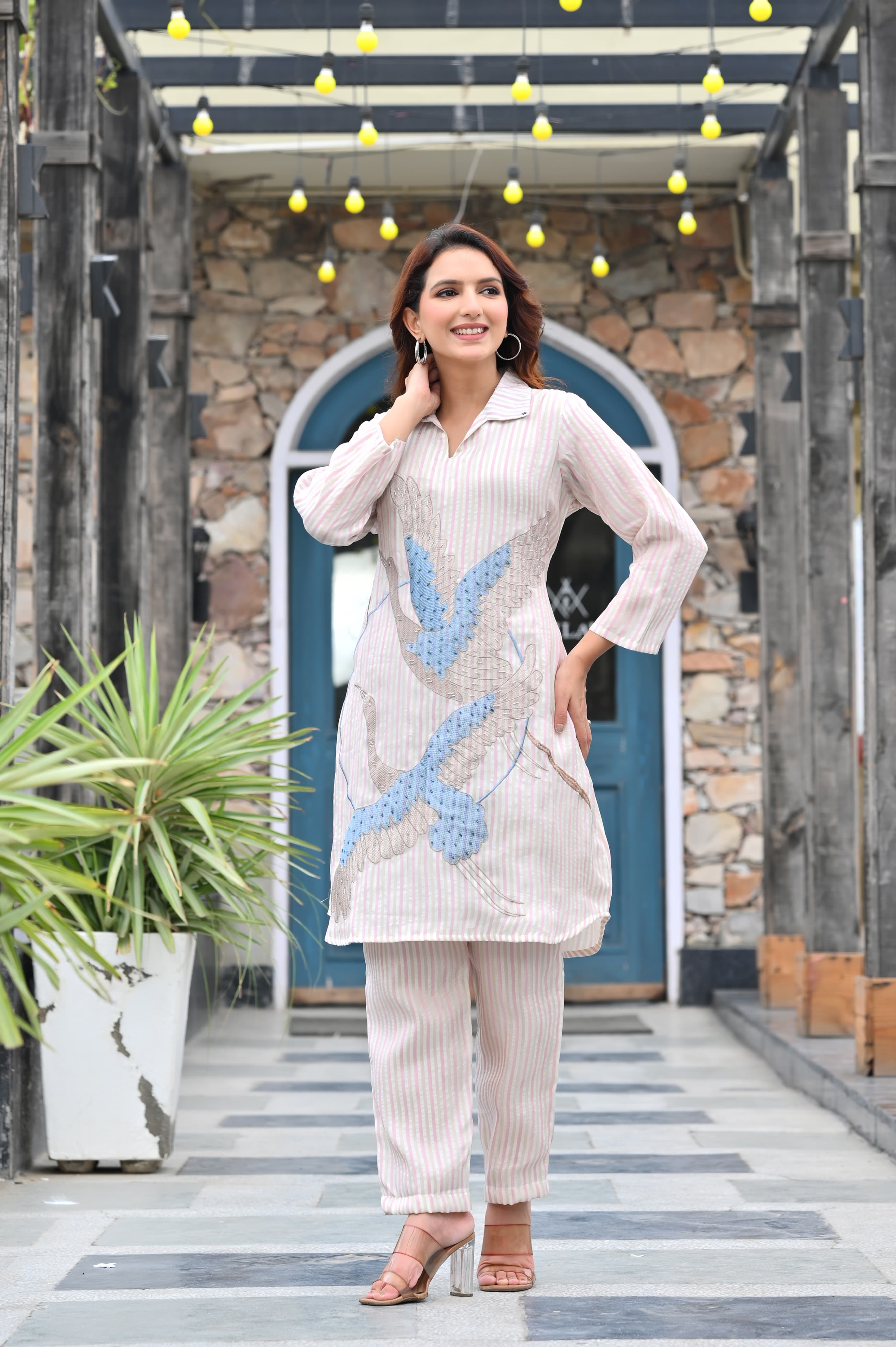 Pure Jacquard Cotton 2 Piece beautiful Embroidery