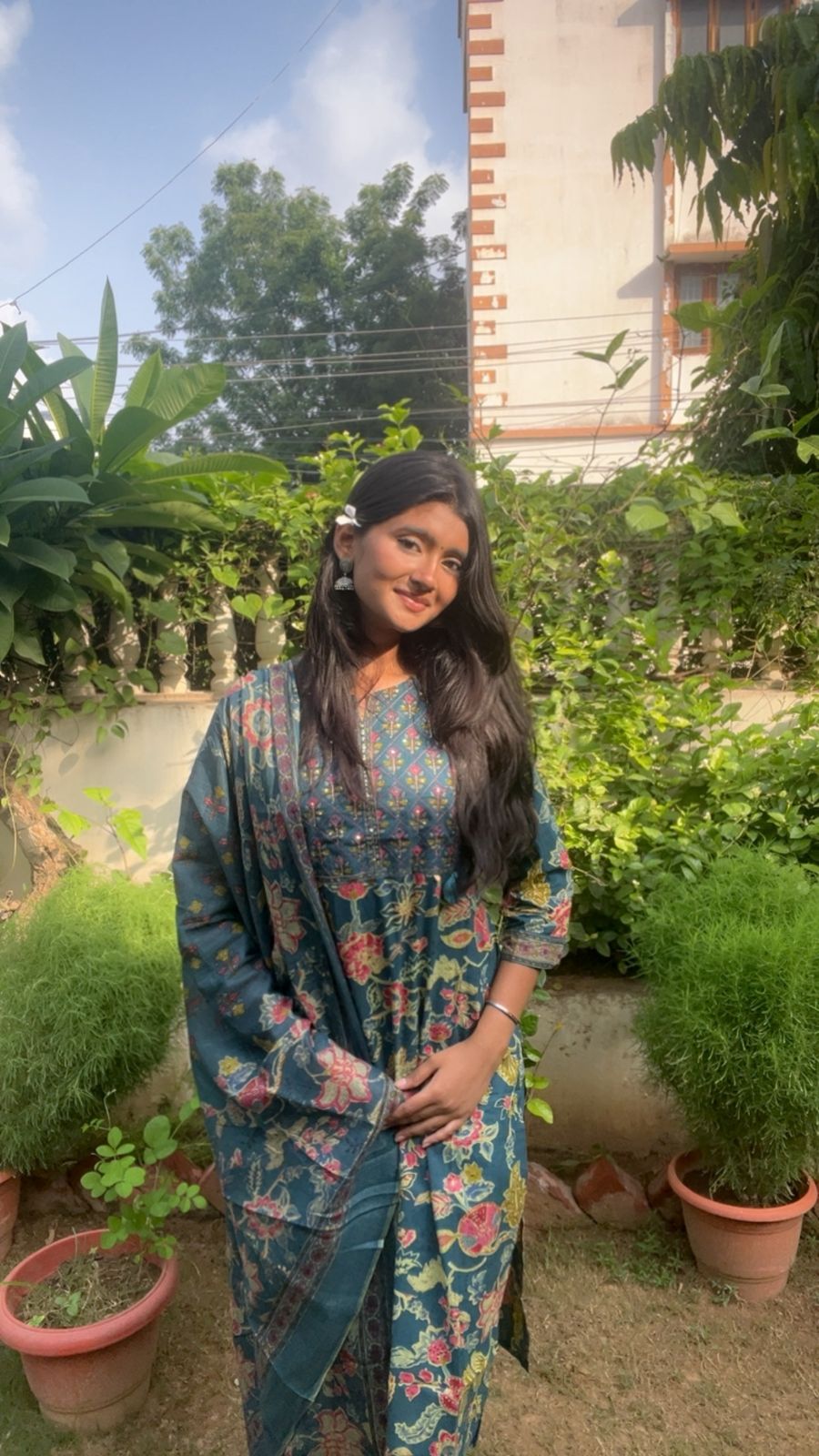 Amazing 3 Piece Suit Set With Dupatta