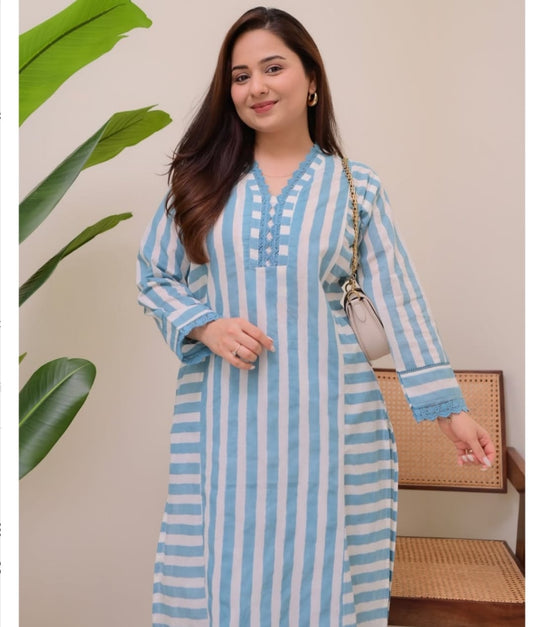 Comfort fit kurti pant set