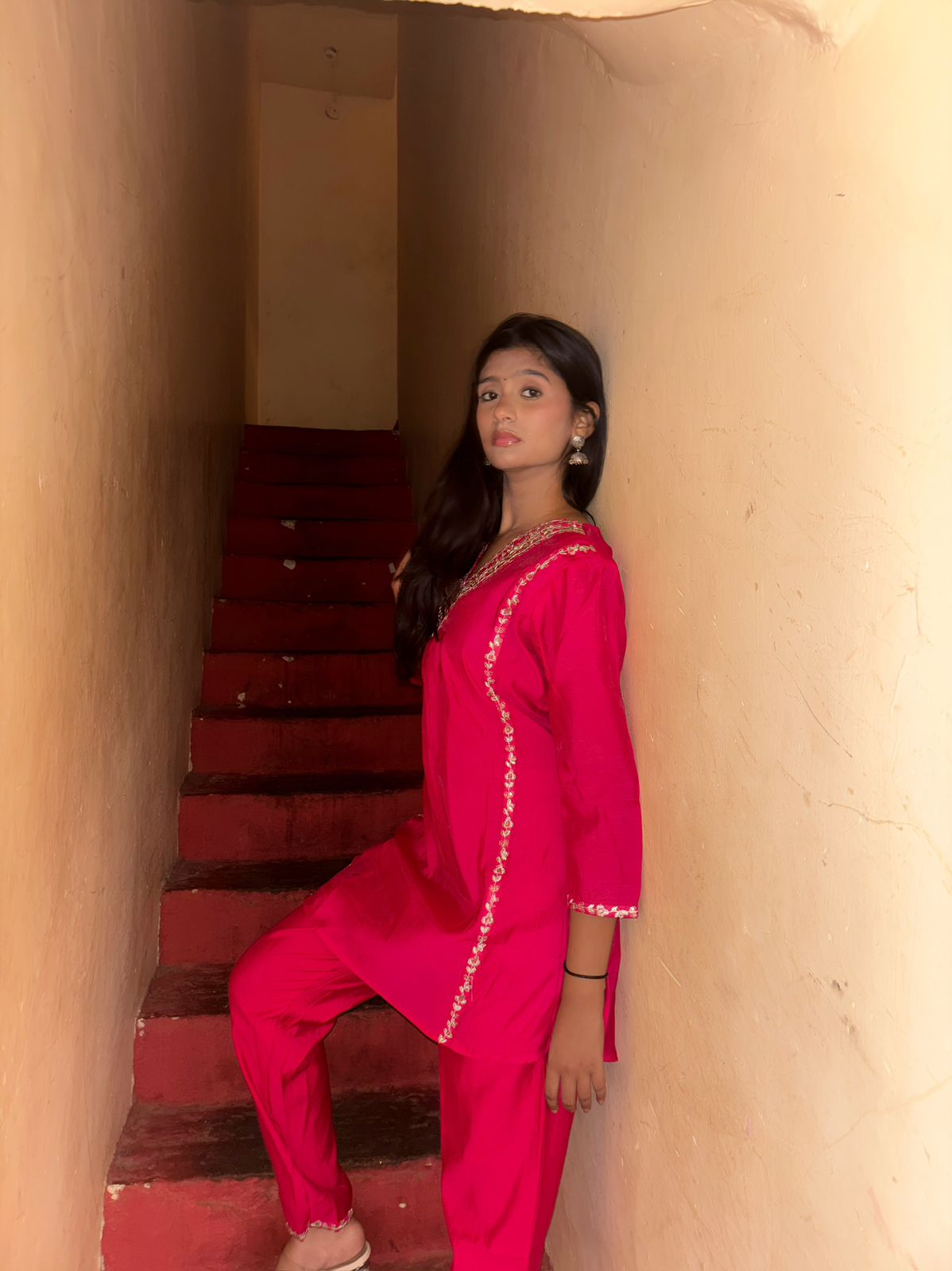 Heavy Muslin Silk Co-Ord Set