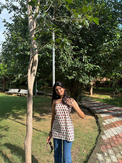 Sunshine & Prints: Casual Short Kurti Look