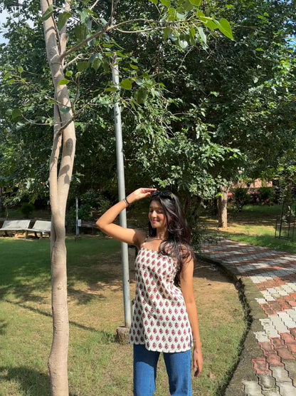 Sunshine & Prints: Casual Short Kurti Look