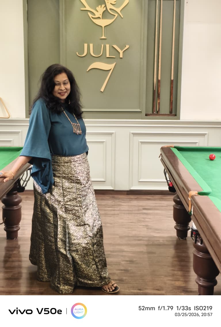 Black And Green Knit Top & Regal Gold Brocade Lehenga Skirt