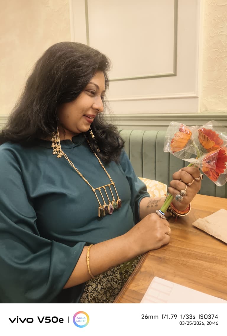 Black And Green Knit Top & Regal Gold Brocade Lehenga Skirt