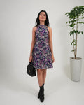Trending Floral Halter Mini Dress