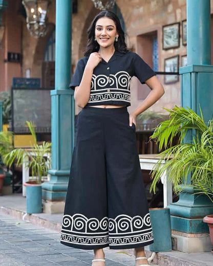 Heavy Cotton Flex Beautiful Co-Ord Set