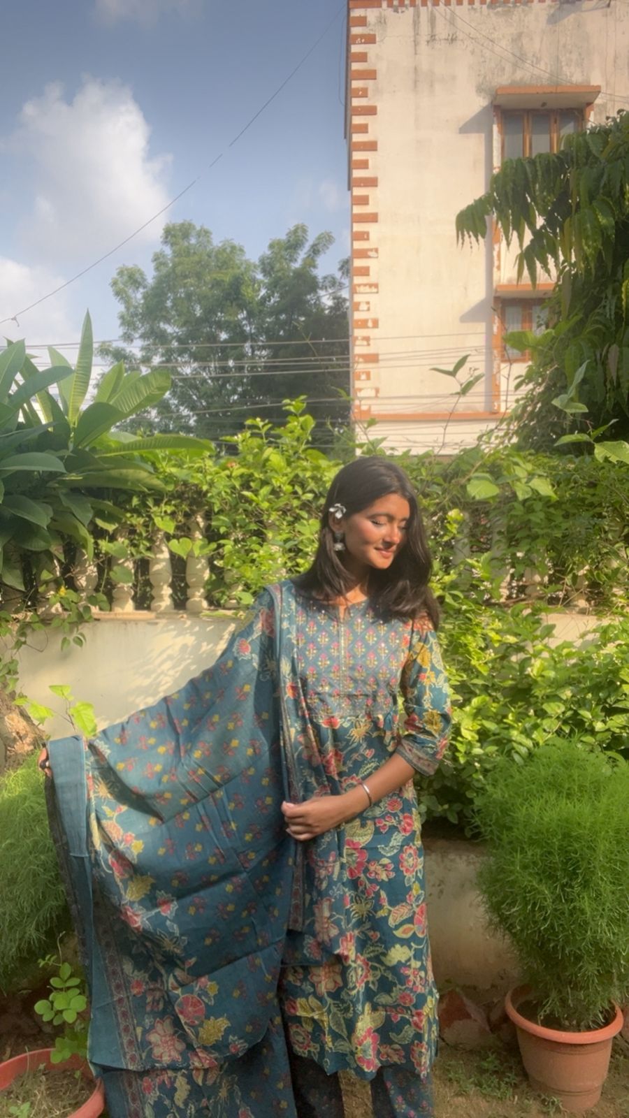 Amazing 3 Piece Suit Set With Dupatta