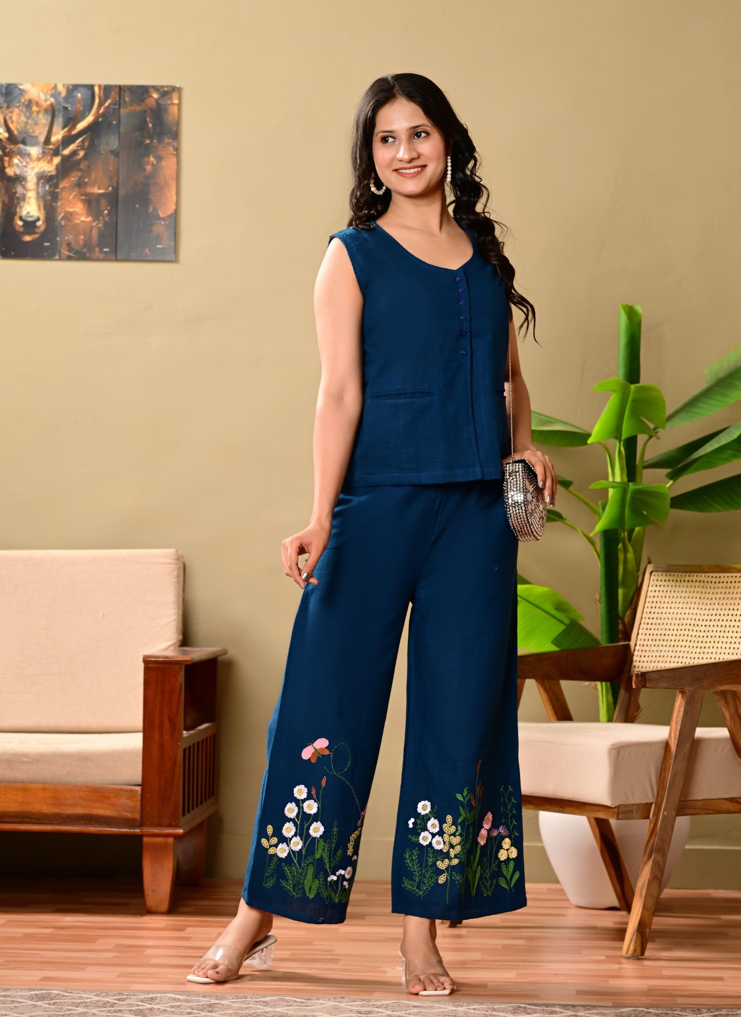 Beautiful Embroidery Co-Ord Set
