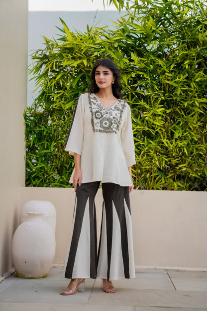 Hand-Embroidered Co-Ord Set