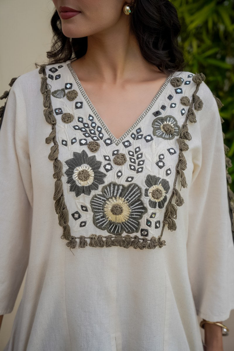 Hand-Embroidered Co-Ord Set