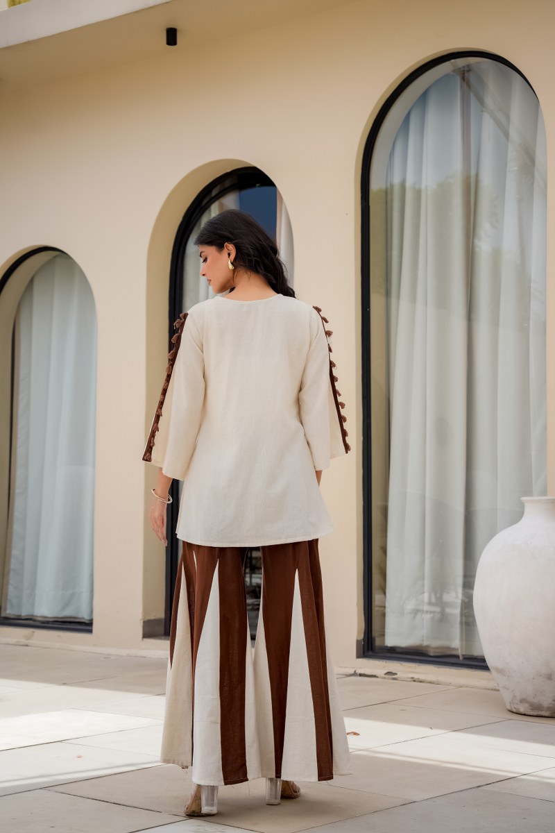 Hand-Embroidered Co-Ord Set