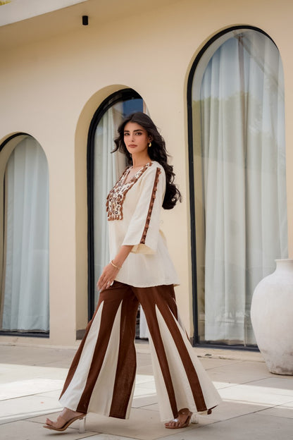 Hand-Embroidered Co-Ord Set