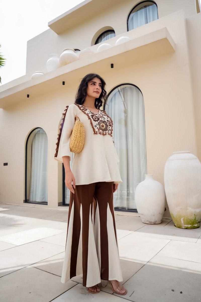 Hand-Embroidered Co-Ord Set