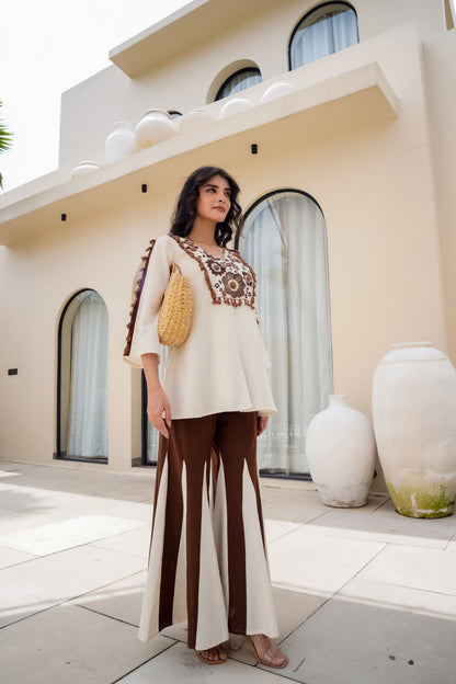 Hand-Embroidered Co-Ord Set