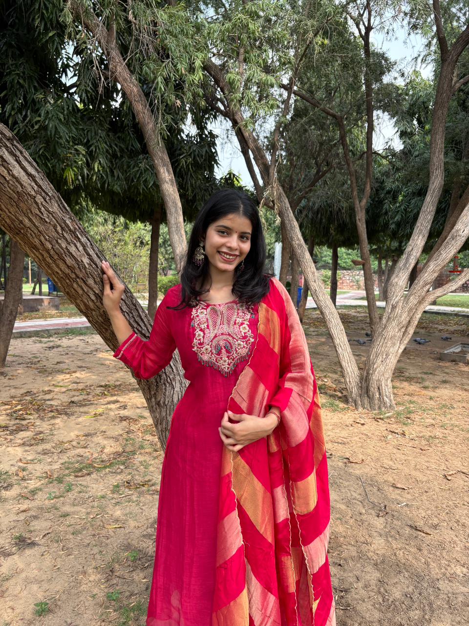 Heavy Work 3 Piece Set With Dupatta