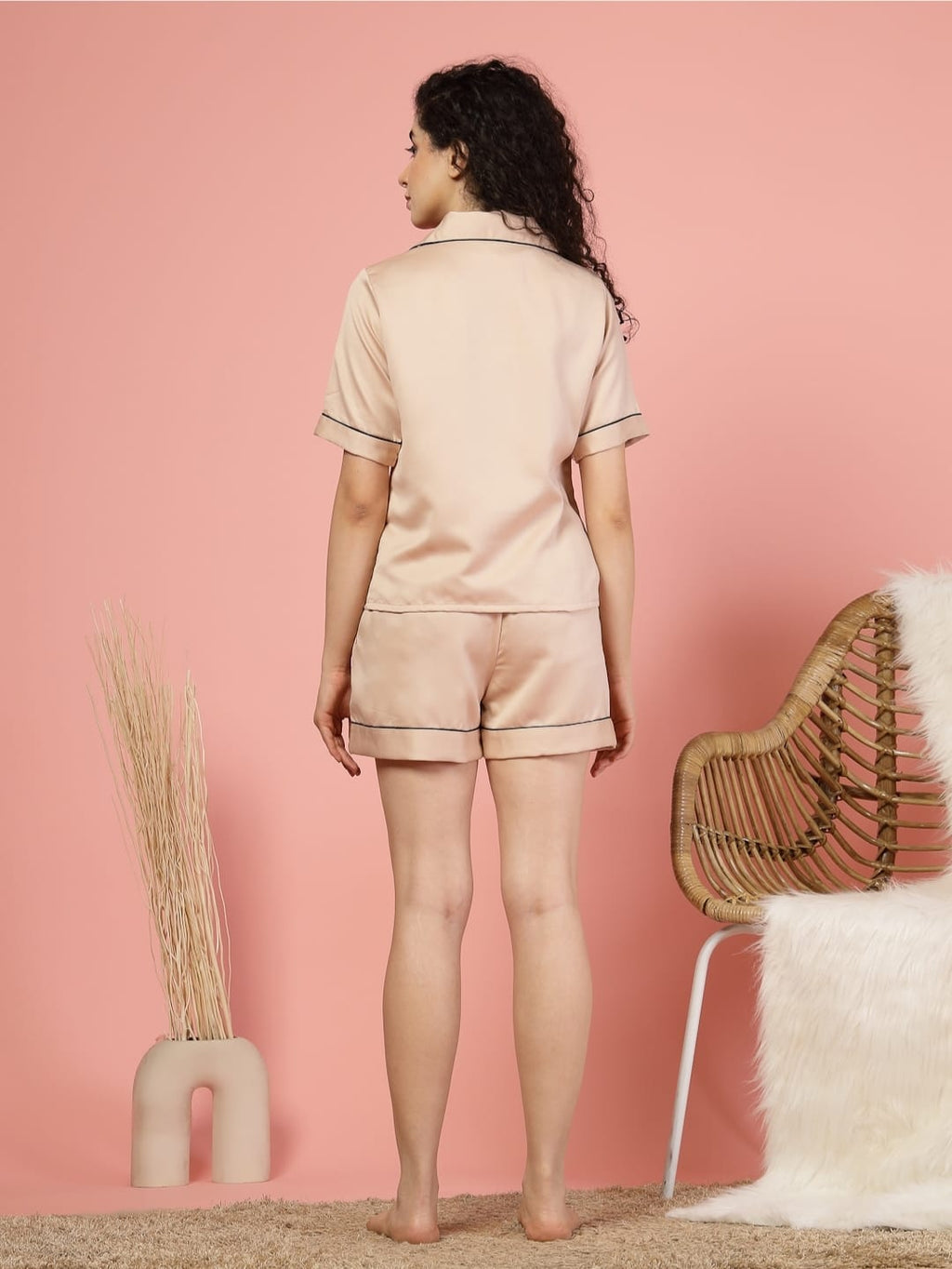 Pure Poly Satin Night Co-Ord Set