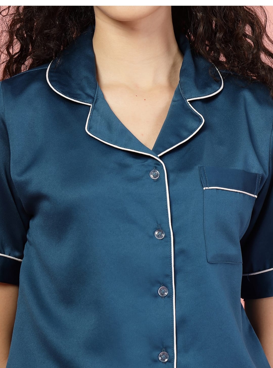 Pure Poly Satin Night Co-Ord Set