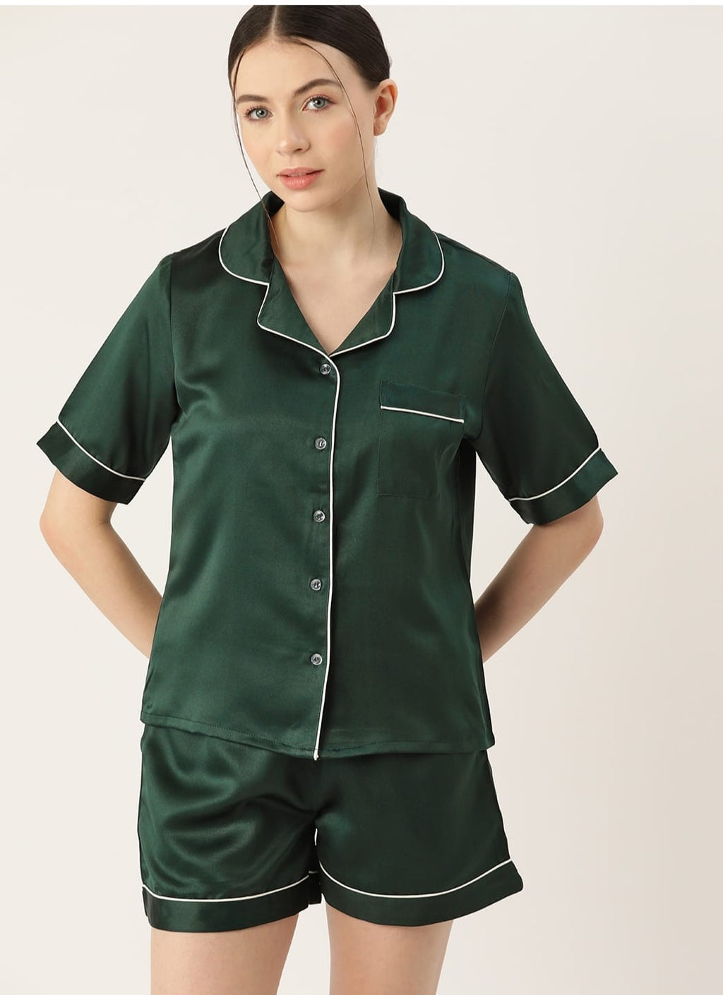 Pure Poly Satin Night Co-Ord Set