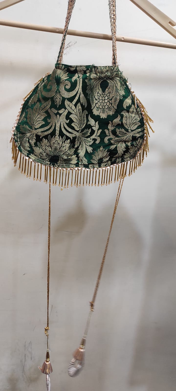 The Emerald Mughal-Print Banarasi Brocade Sharara Set