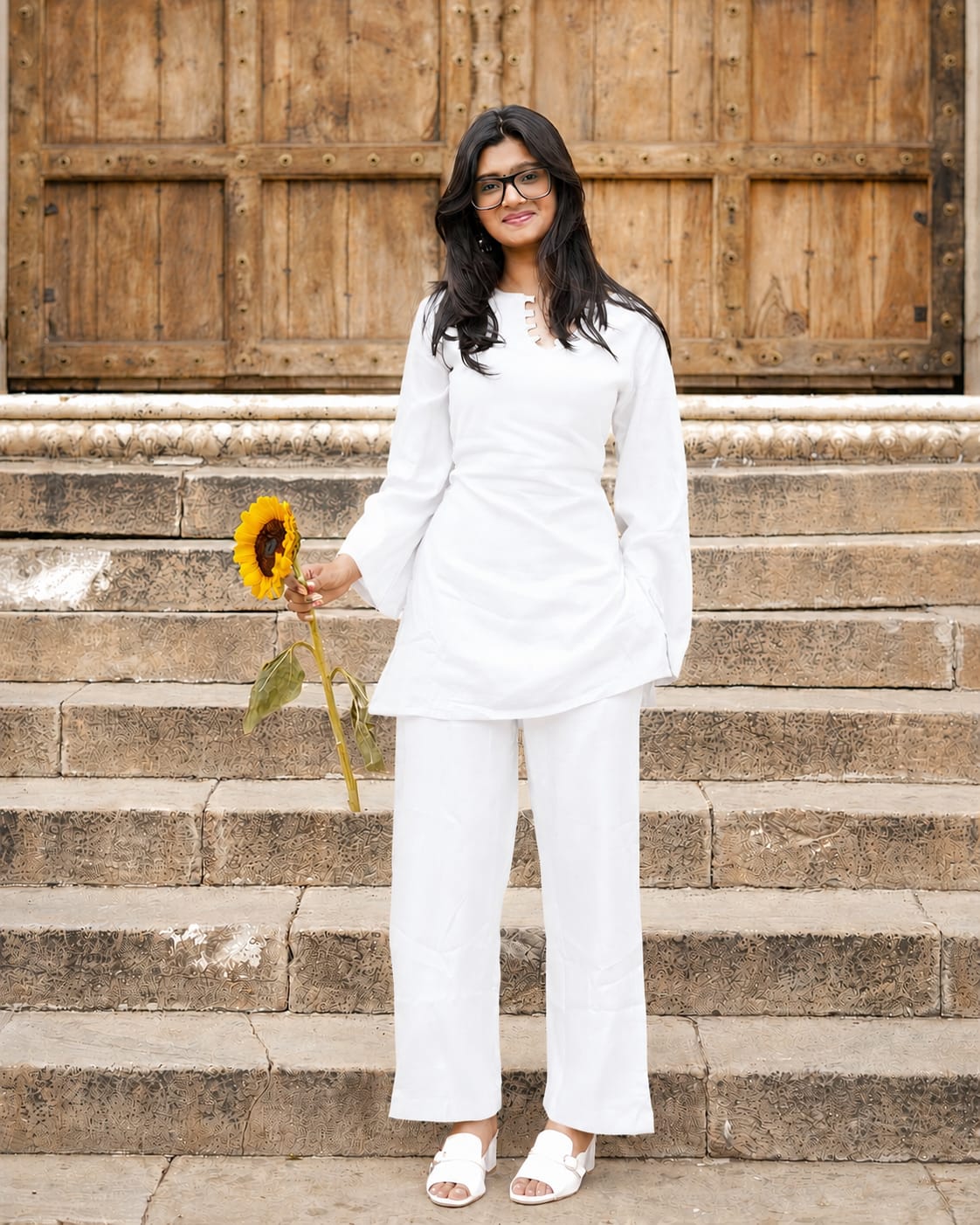 Roohi – Cotton Co-ord Set with Dual Pocket Pants