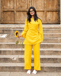 Roohi Cotton Co-ord Set | Dual Pocket Pants | Office & College Wear | Jaipur Trendzz