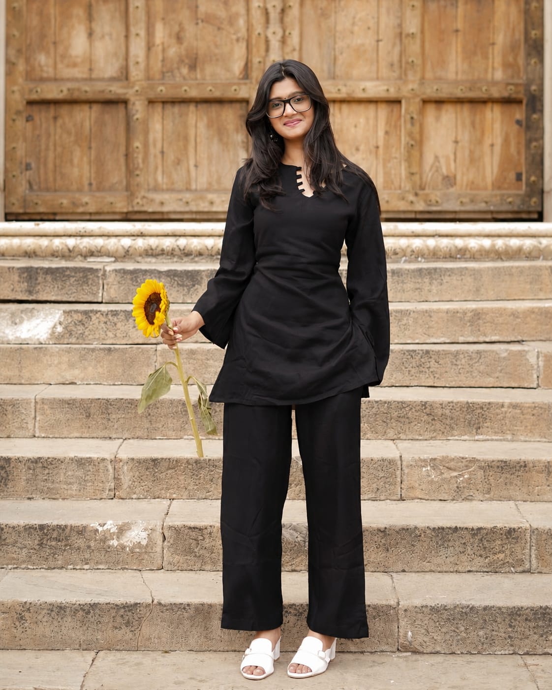 Roohi – Cotton Co-ord Set with Dual Pocket Pants