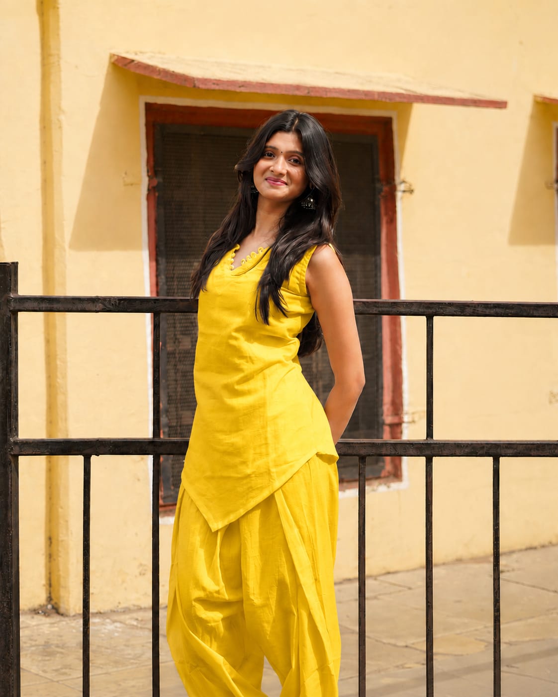 Chhavi – White Cotton Co-ord Set for Women