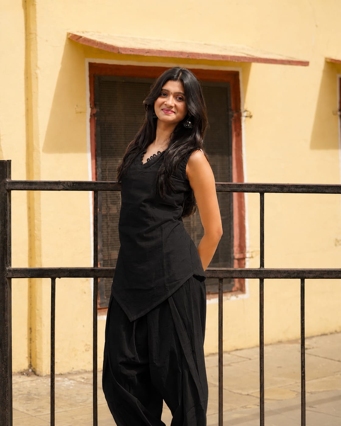 Chhavi – White Cotton Co-ord Set for Women