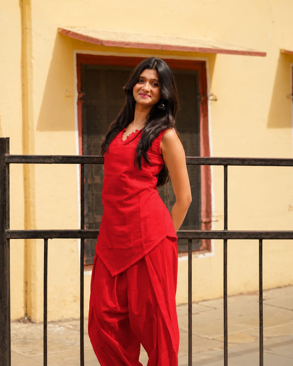 Chhavi – White Cotton Co-ord Set for Women