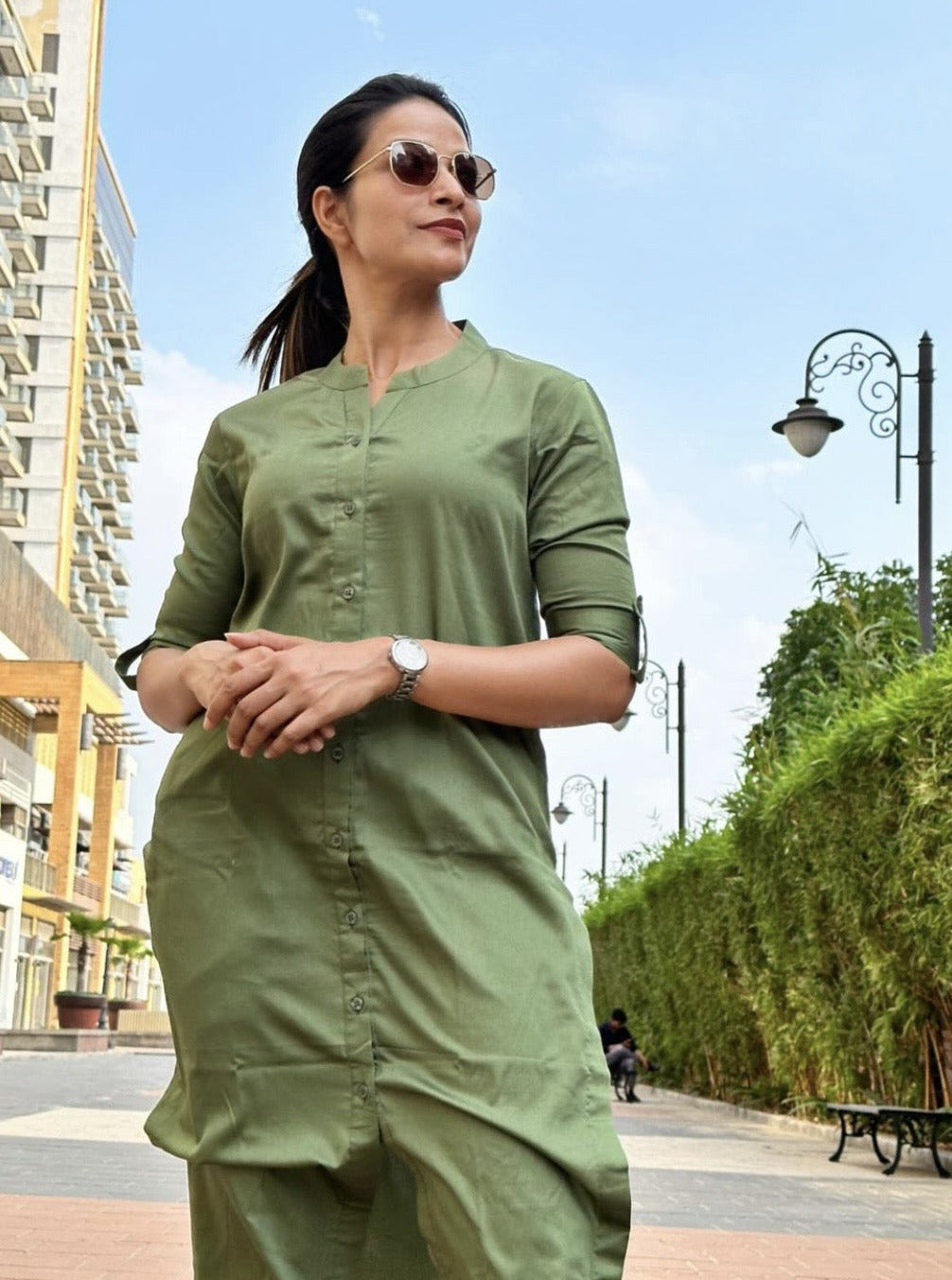 Classy Jam Cotton Kurta Set For Office Wear