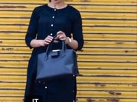 Formal Office Wear Black And White Jam Cotton Classy Kurta Set