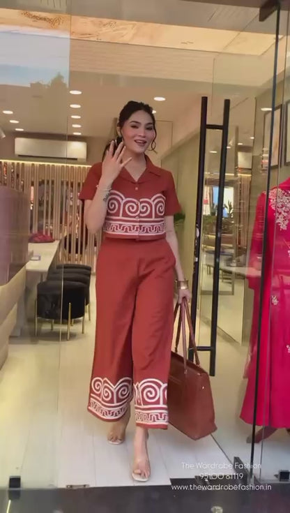 Heavy Cotton Flex Beautiful Co-Ord Set