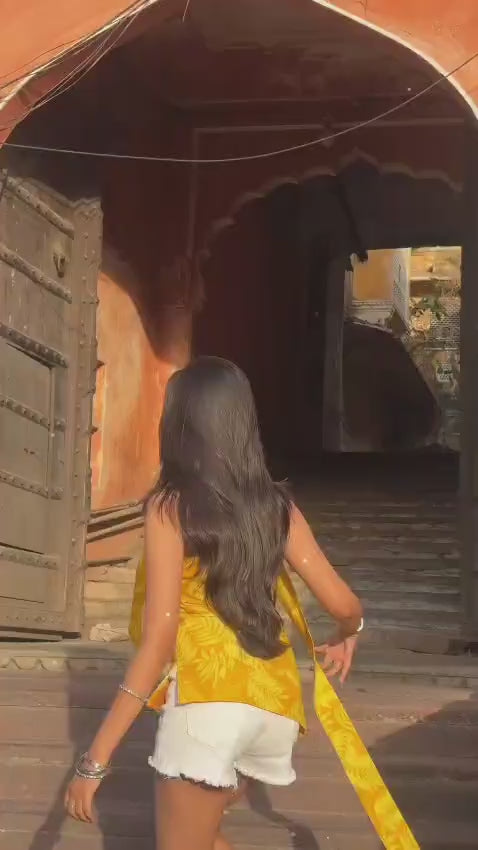DUA - The sunshine yellow kurti