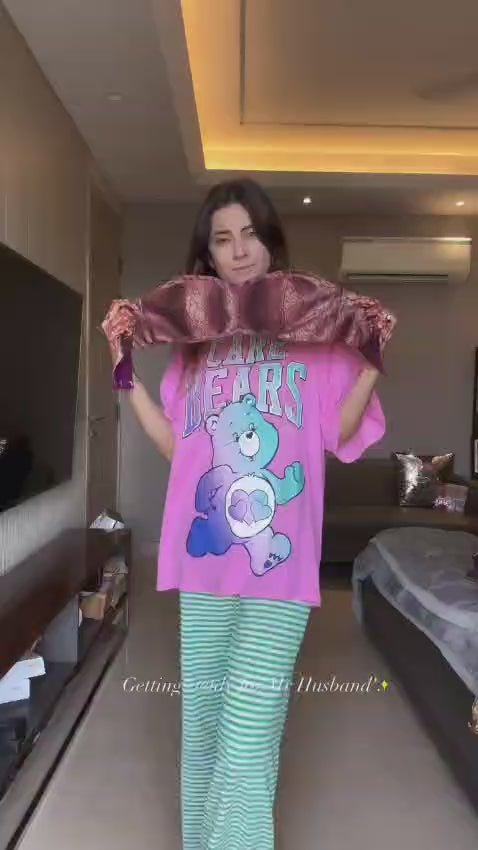 Blonde Golden Radiance Sharara Set - A Timeless Ethnic Ensemble