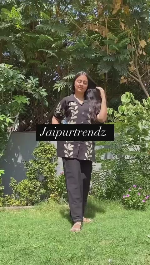 Pure Chanderi Cotton Co-Ord Set
