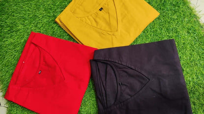 One Peice Cotton Flex Dress For Casual And Formal Wear