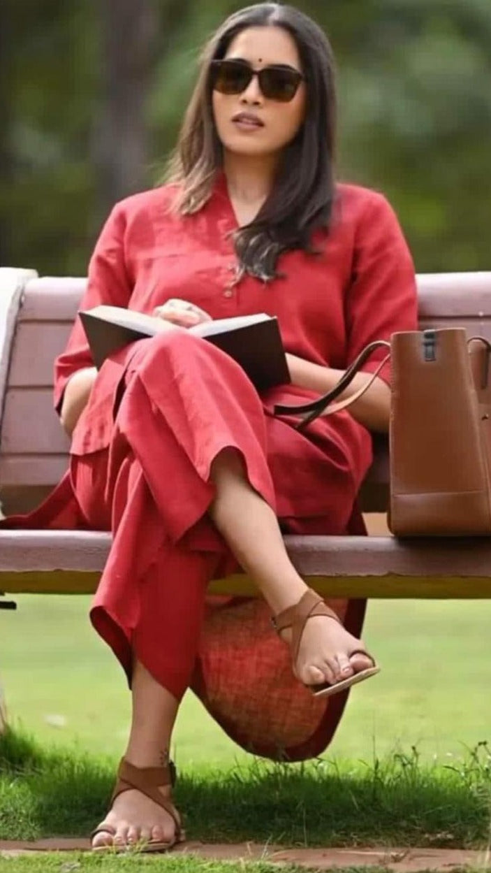 Cotton Flex Office Wear Co-Ord Set